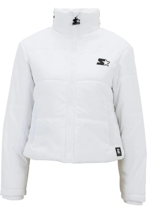 Women's quilted jacket Starter Logo white