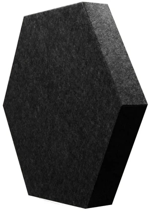 Mega Acoustic HexaPET 5 cm Black Panel de espuma absorbente