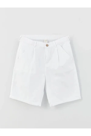 LC Waikiki LCW Kids Comfortable Fit Linen-Mixed Boys Shorts.