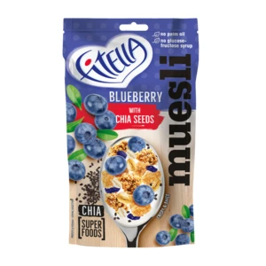 FITELLA Borůvkové muesli s chia semínky 50 g