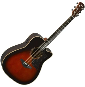 Yamaha A3R-ARE Tabacco Brown Sunburst Guitare Dreadnought acoustique-électrique