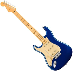 Fender American Ultra Stratocaster LH MN Cobra Blue Guitare électrique