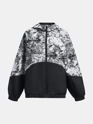 Under Armour Bunda Woven FZ Jacket-BLK - Holky