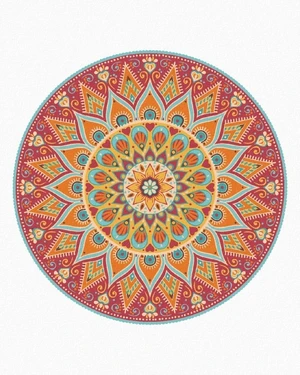 Zuty Diamantové malování Mandala