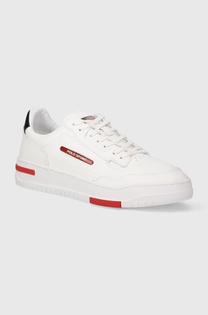 Kožené sneakers boty Polo Ralph Lauren Ps 300 bílá barva, 809931902001