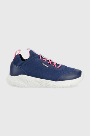 Dětské sneakers boty Geox tmavomodrá barva