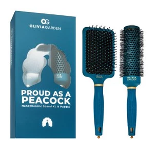 Olivia Garden Peacock Brush Set sada kartáčů na vlasy