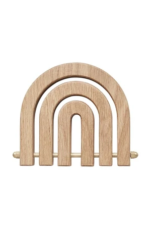 Podložka na horké nádobí OYOY Rainbow Wooden Trivet