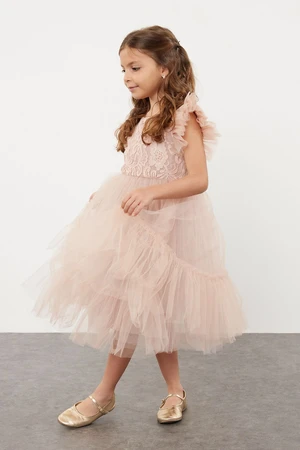 Trendyol Light Pink Girls Birthday/Party/Wedding Tutu Dress