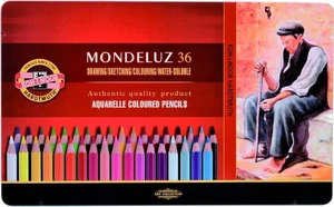 KOH-I-NOOR Mondeluz 3725/36 Coffret crayons aquarelle 36 pièces