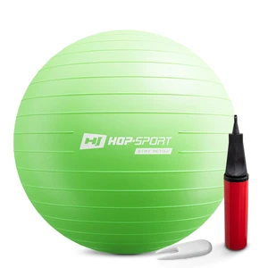 Gymnastický míč fitness 65cm s pumpou - zelený