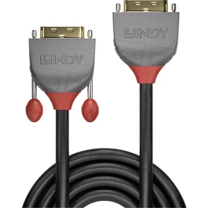 LINDY DVI predlžovací kábel #####DVI-D 24+1pol. Stecker, #####DVI-D 24+1pol. Buchse 0.50 m čierna 36230  #####DVI-Kabel