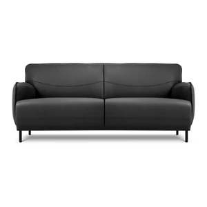 Tmavosivá kožená pohovka Windsor & Co Sofas Neso, 175 x 90 cm