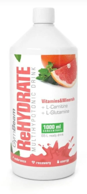 GYMBEAM REHYDRATE PINK GRAPEFRUIT 1000ML