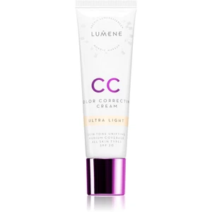 Lumene Color Correcting CC krém pre jednotný tón pleti SPF 20 odtieň Ultra Light 30 ml