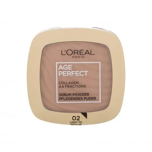 L´Oréal Paris Age Perfect Serum Powder 9 g pudr pro ženy 02 Light To Medium