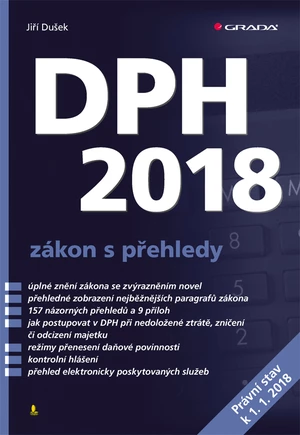 DPH 2018 - zákon s přehledy, Dušek Jiří