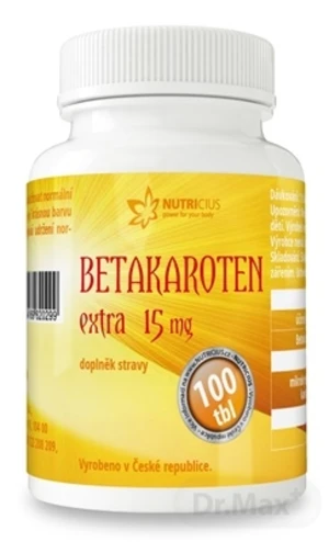 Betakaroten EXTRA 15mg tbl. 100