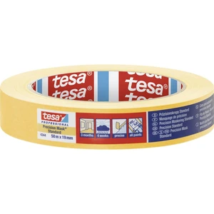 tesa PRECISION STANDARD 04344-00004-00 krepová lepiaca páska Precízny krep® žltá (d x š) 50 m x 19 mm 1 ks