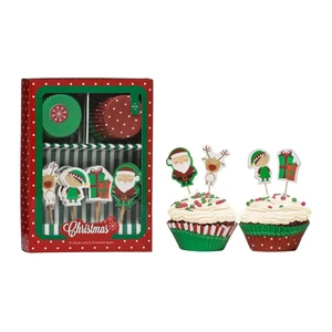 Zdobiaci set na cupcaky Premier Housewares Christmas Cupcake