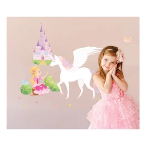 Sada samolepiek Ambiance Princess, Unicorn and Castle