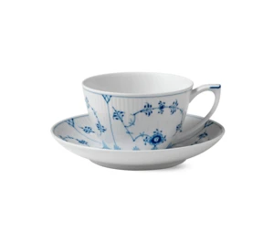 Šálek & podšálek Blue Fluted Plain, 28 cl - Royal Copenhagen