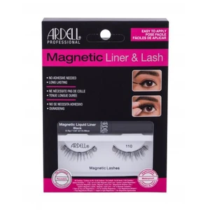 Ardell Magnetic Liner & Lash 110 darčeková kazeta magnetické riasy 110 1 pár + magnetická tekutá gélová linka Magnetic Liquid Liner 2,5 g Black Black