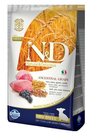 N&amp;D Dog Puppy Mini Lamb/Blueberry Low Grain - 2,5kg