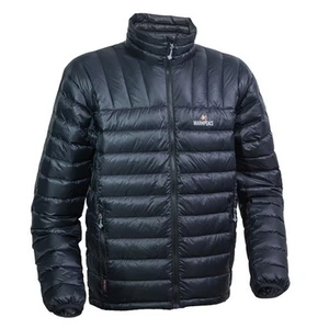 Péřová bunda WARMPEACE Drago - black Velikost: XL