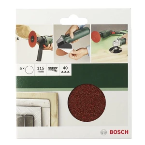 Bosch Accessories  2609256B47 brúsny papier pre brúsne kotúče bez otvorov Zrnitosť 60, 120, 180  (Ø) 125 mm 1 sada