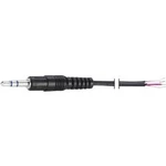 Jack kabel jack zástrčka 2,5 mm - kabel s otevřenými konci TRU COMPONENTS TC-2517039, stereo, pólů 3, 50 ks