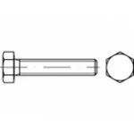 Šestihranné šrouby TOOLCRAFT TO-5368671, N/A, M16, 45 mm, nerezová ocel, 25 ks