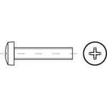 Válcové šrouby s čočkovou hlavou TOOLCRAFT TO-5431056, N/A, M6, 30 mm, ocel, 200 ks