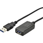 USB 3.0 prodlužovací kabel Ansmann DA-73104 DA-73104, 5.00 m, černá