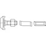 Šroub s T hlavou 161505, N/A, M16, 30 mm, ocel, 50 ks