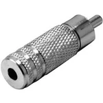 Adaptér jack TRU COMPONENTS 1559805, cinch zástrčka - jack zásuvka 3,5 mm, mono, pólů 2, 1 ks