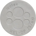 Kabelová průchodková lišta Icotek KEL-DP 32|10 (43532), IP65, Ø 38 mm, šedá