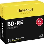 Blu-ray BD-RE 25 GB Intenso Jewelcase, 5201215, přepisovatelné, 5 ks