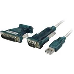 Adaptér LogiLink USB 2.0/sériový, 9-pinový, černý, 1,2 m