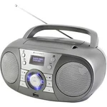 CD-rádio soundmaster SCD1800TI, AUX, Bluetooth, CD, DAB+, FM, USB, šedá