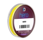 Delphin návazcová šňůra hero 8 fluo žlutá 15 m - 0,14 mm 9,50 kg