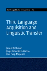 Third Language Acquisition and Linguistic Transfer