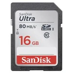 Karta SDHC, 16 GB, SanDisk Ultra® SDSDUNC-016G-GN6IN, Class 10, UHS-I