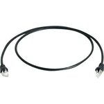 Síťový kabel RJ45 Telegärtner L00000A0235, CAT 6A, S/FTP, 25.00 cm, černá