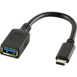 Adaptér USB 3.0 LogiLink [1x USB-C™ zástrčka - 1x USB 3.2 gen. 1 zásuvka A] černá