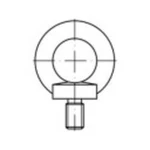 Závěsné šrouby TOOLCRAFT 1061337, N/A, M20, nerezová ocel, 1 ks