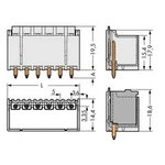 Konektor do DPS WAGO 2092-1412, 62.20 mm, pólů 12, rozteč 5 mm, 50 ks