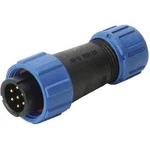 Kulatý konektor série DELKSP1310 Deltron Connectors DELKSP1310/P3I, kulatý konektor DIN, Provedení konektoru: zástrčka, rovná IP68, nylon 6.6 UL 94V-0