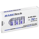 Akumulátor AAA Ni-MH Basetech HR750AAA, 750 mAh, 1.2 V, 8 ks