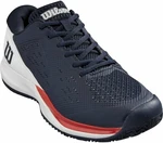 Wilson Rush Pro Ace Mens Tennis Shoe Navy Blaze/White/Red 44 Pantofi de tenis pentru bărbați